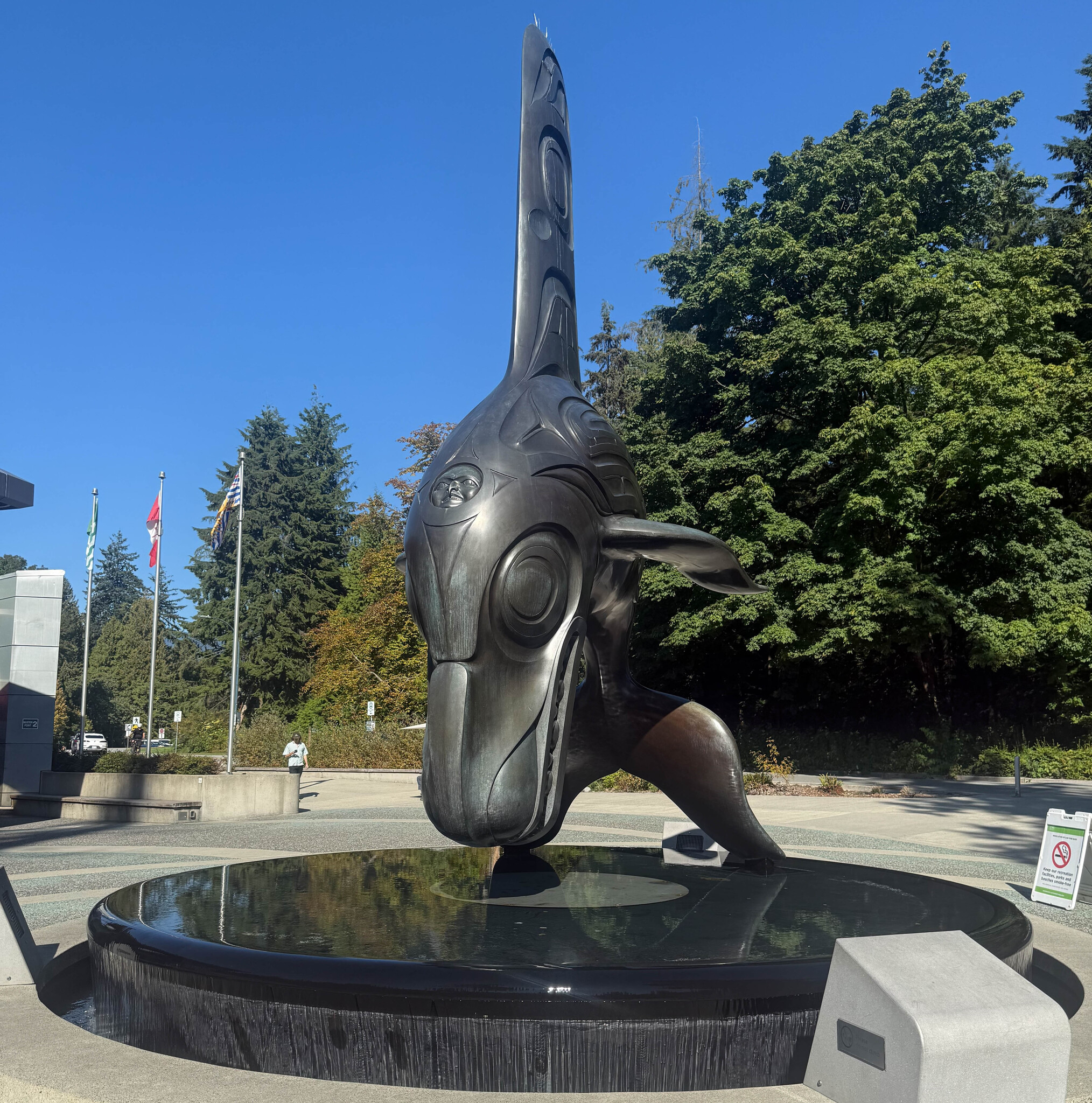 Bill Reid Bronze Haida Killer Whale Blowhole
