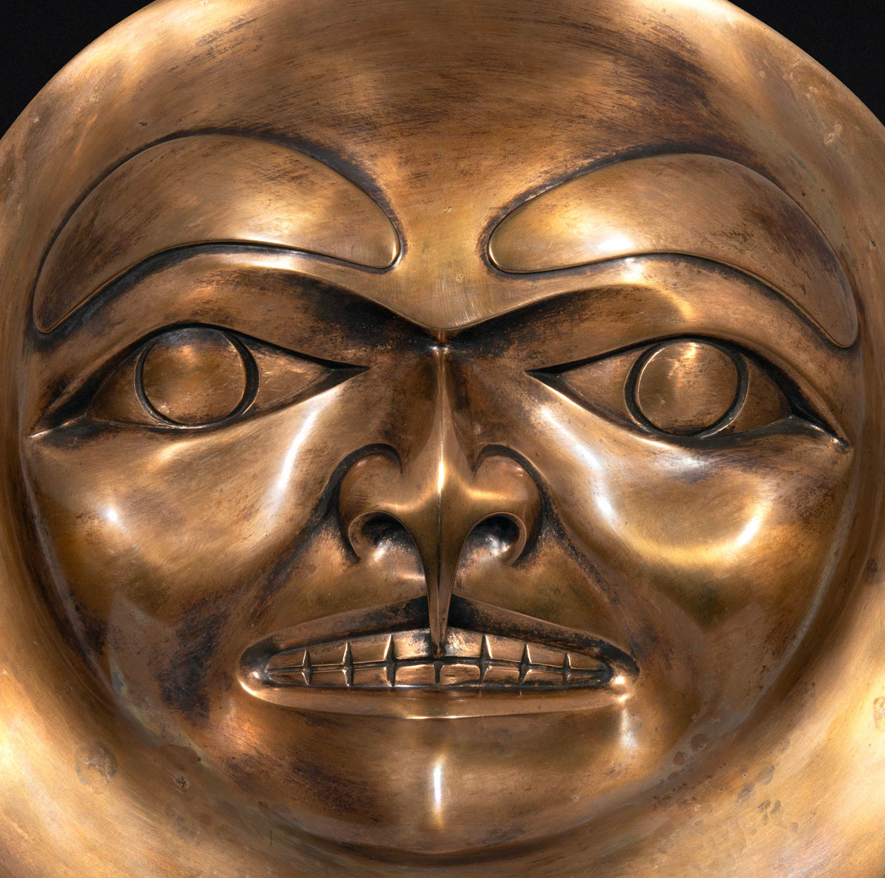 Bill Reid Bronze Haida Killer Whale Blowhole