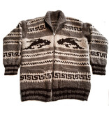 Medium Killer Whale Cowichan Sweater