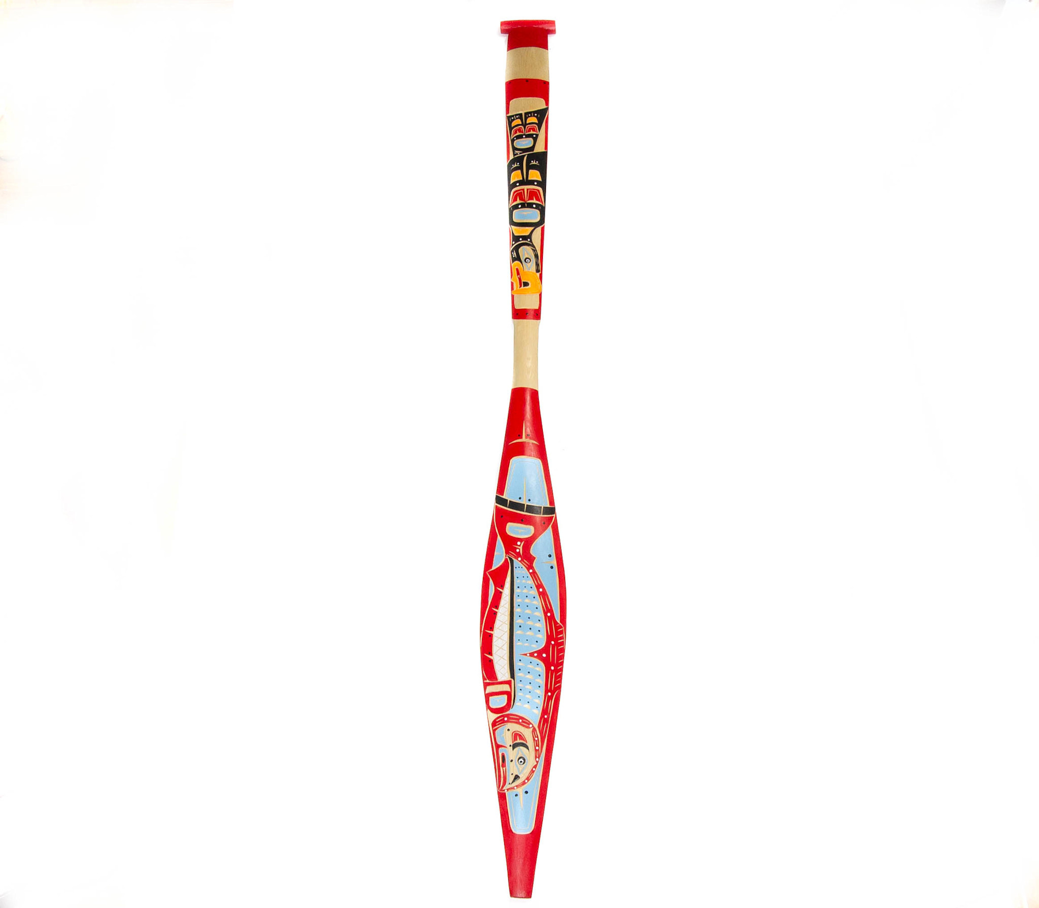 6' Kwak'waka'wakw Salmon Paddle