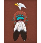 Brian Grandbois Painting 'Eagle and Bear Paw'