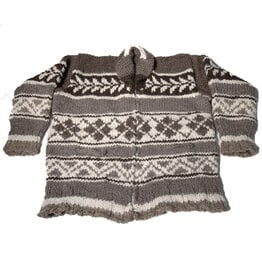 Cowichan Sweater Geometric XXL