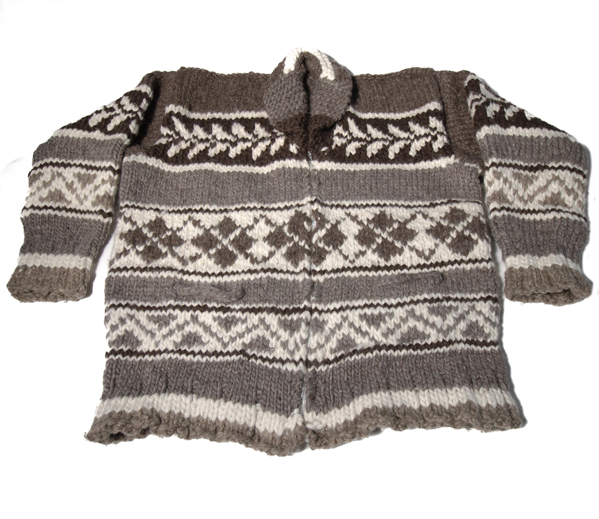 Cowichan Sweater Geometric XXL