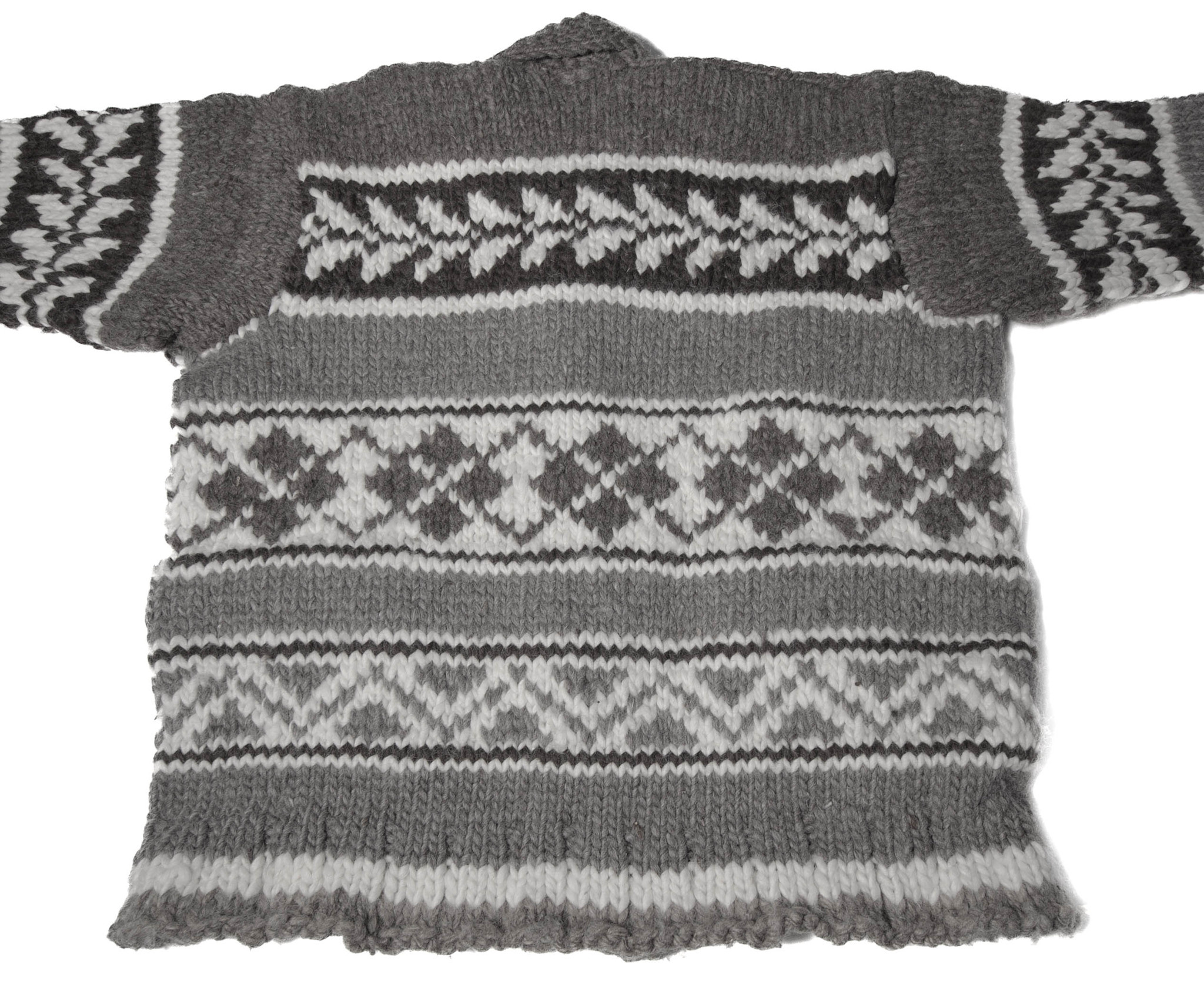 Cowichan Sweater Geometric XXL