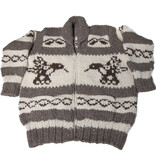 Cowichan Sweater XXL Hummingbird Design