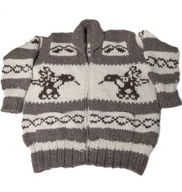 Cowichan Sweater XXL Hummingbird Design
