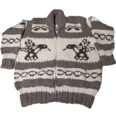 Cowichan Sweater XXL Hummingbird Design