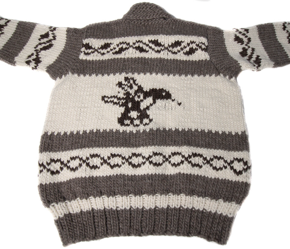 Cowichan Sweater XXL Hummingbird Design