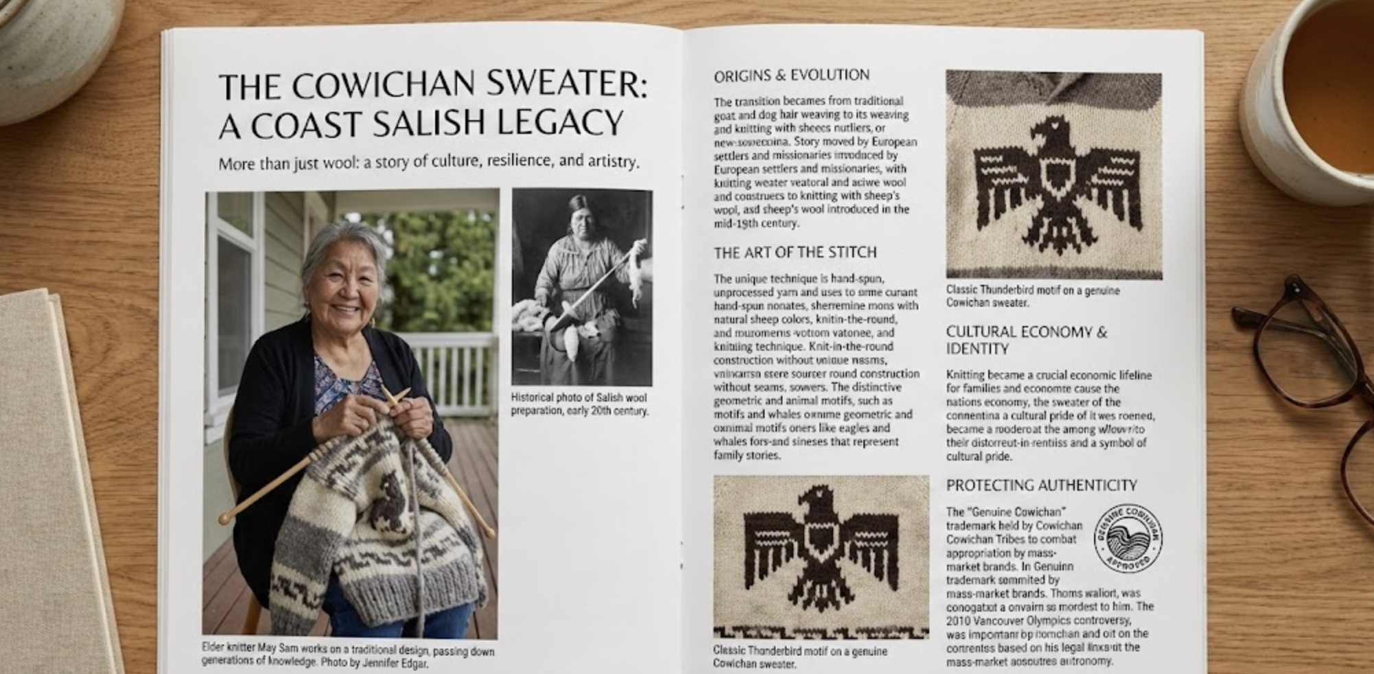 The Role of Cowichan Knitting in Coastal First Nations Culture