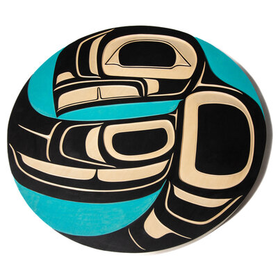Hand Carved Gitxsan Eagle Panel