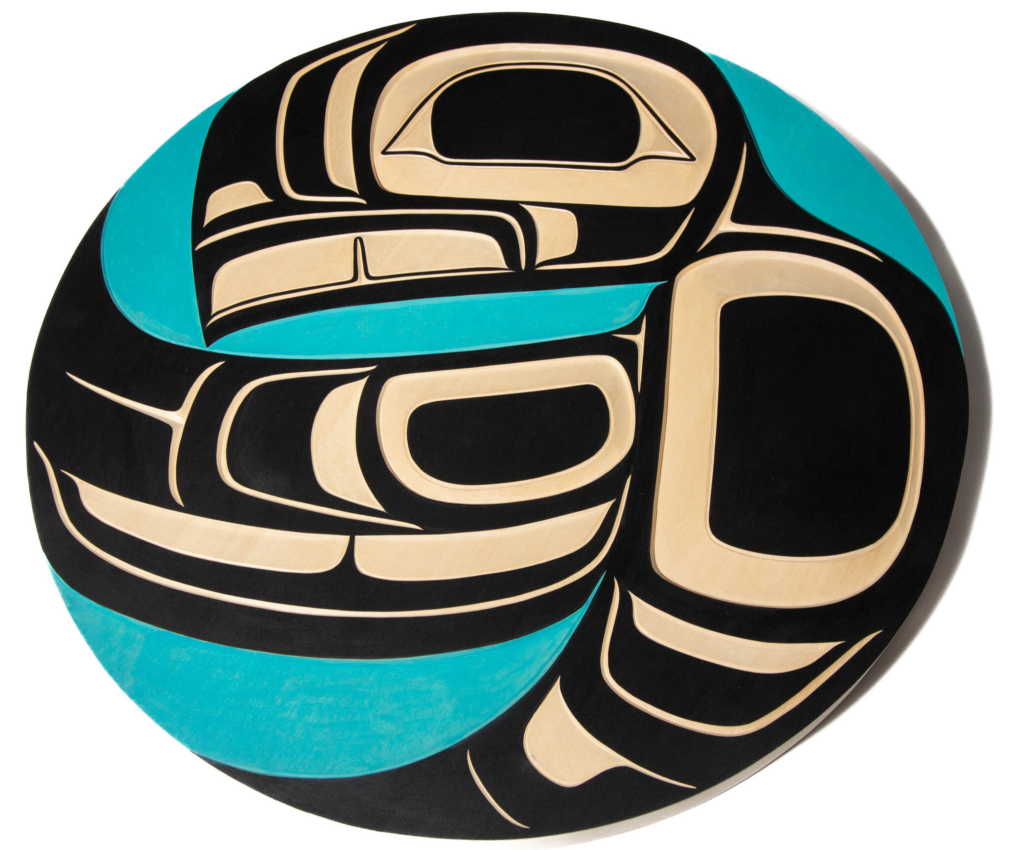 Hand Carved Gitxsan Eagle Panel
