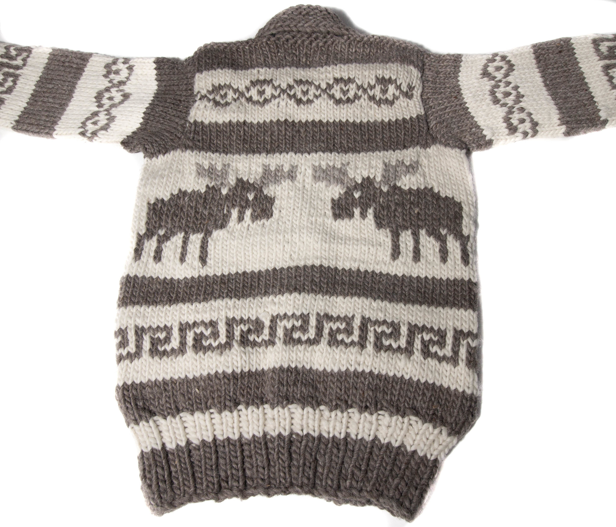 Cowichan Sweater Moose Design