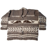 Cowichan Sweater L Killer Whale