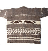 Cowichan Sweater L Killer Whale