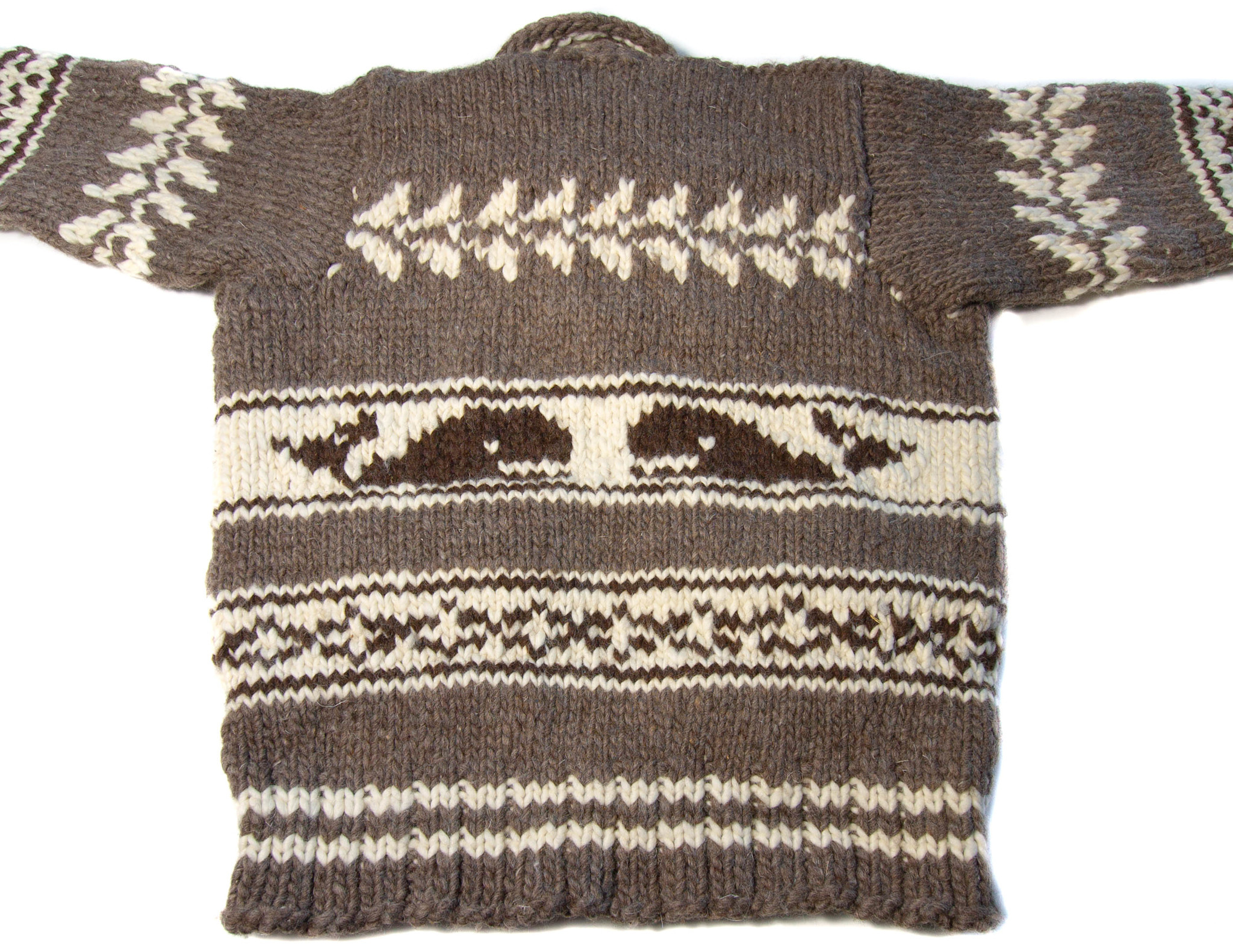 Cowichan Sweater M Killer Whale