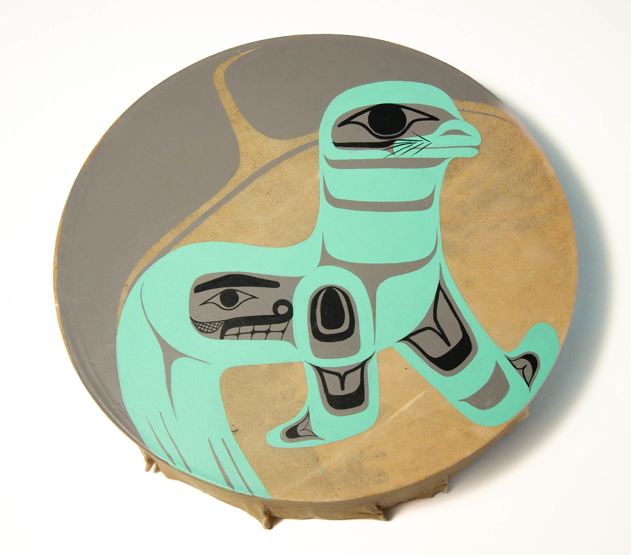 Haida Female Sea Lion Drum