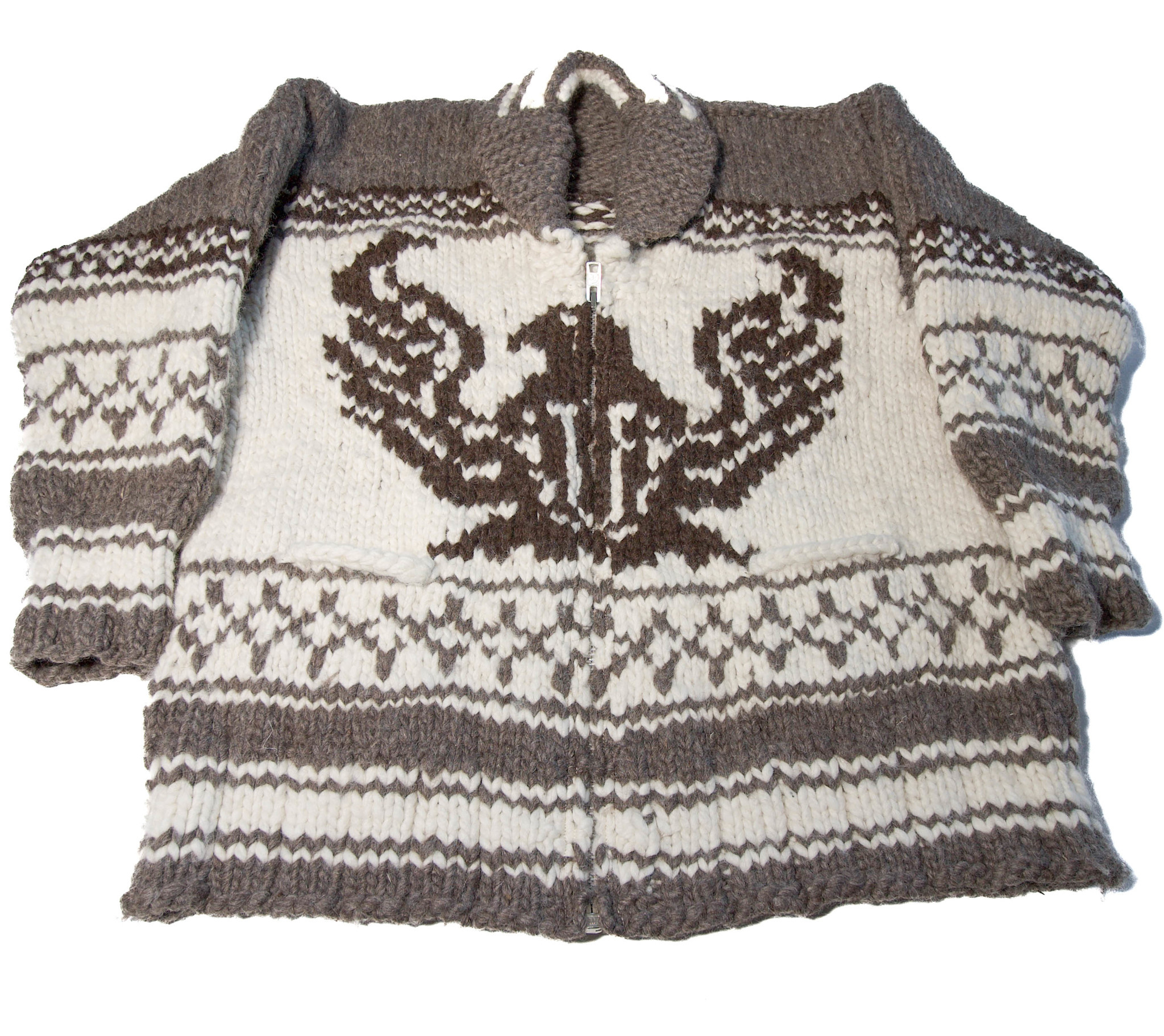 Cowichan Sweater XL Thunderbird