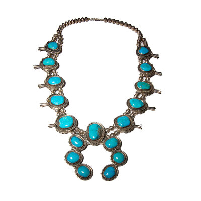 Vintage Squash Blossom Necklace