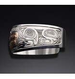 Silver and Gold Bear Bracelet