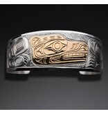 Silver and Gold Bear Bracelet