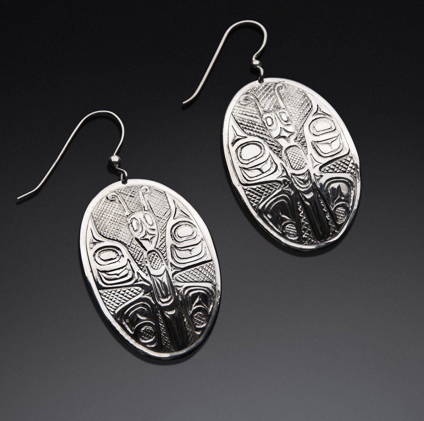 Silver Butterfly Earrings