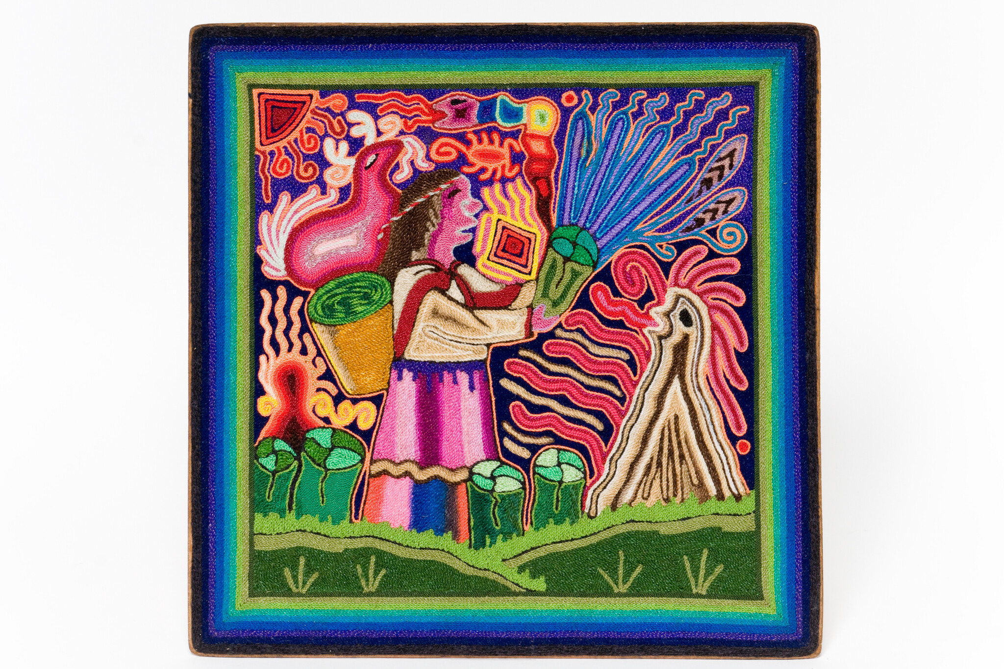 huichol yarn art