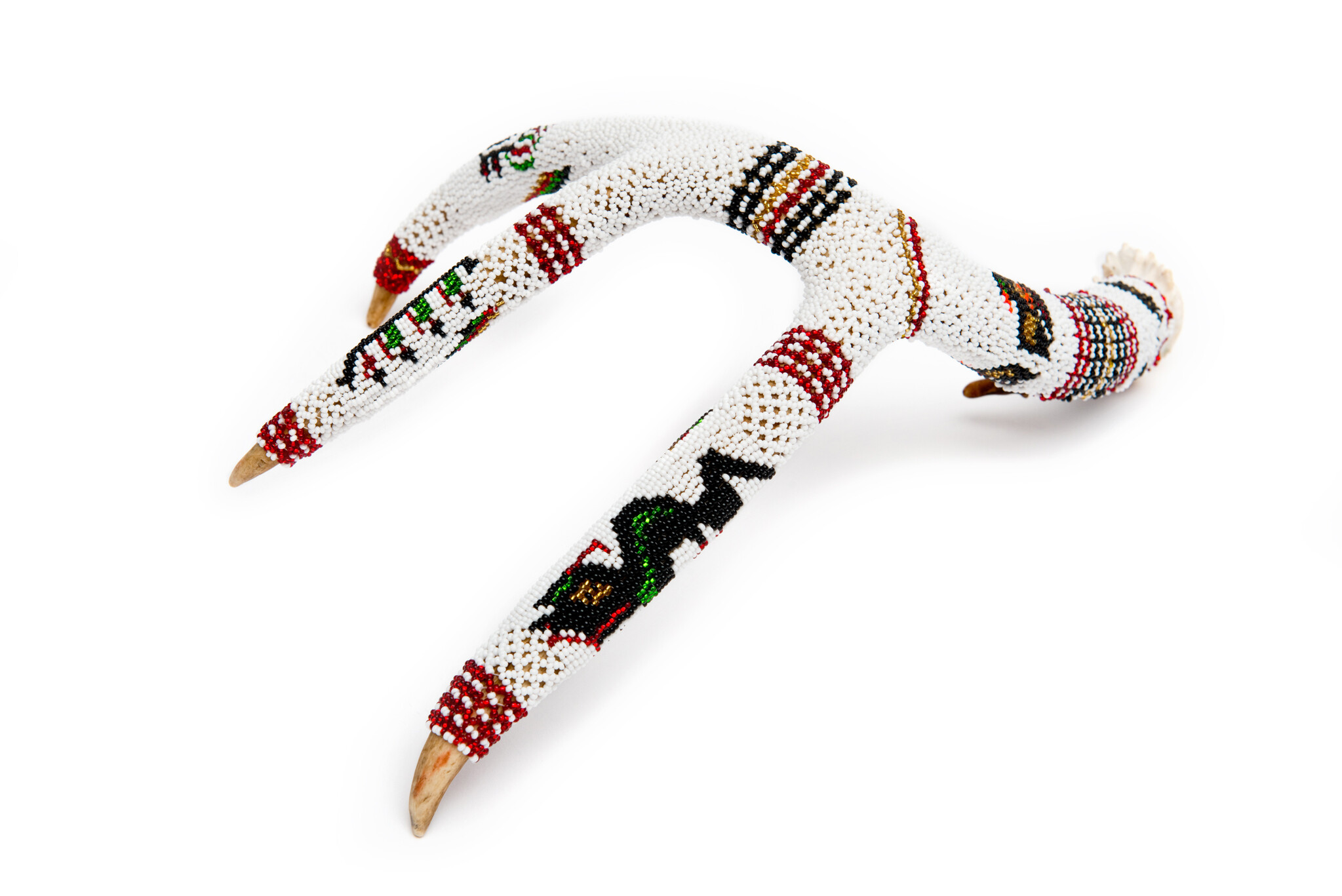 west coast beaded antler