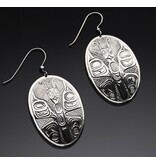 SOLD  Silver Butterfly Earrings