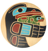 Coast Salish Raven Panel by C. Mathias