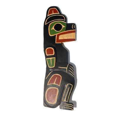 Coast Salish Bear Plaque
