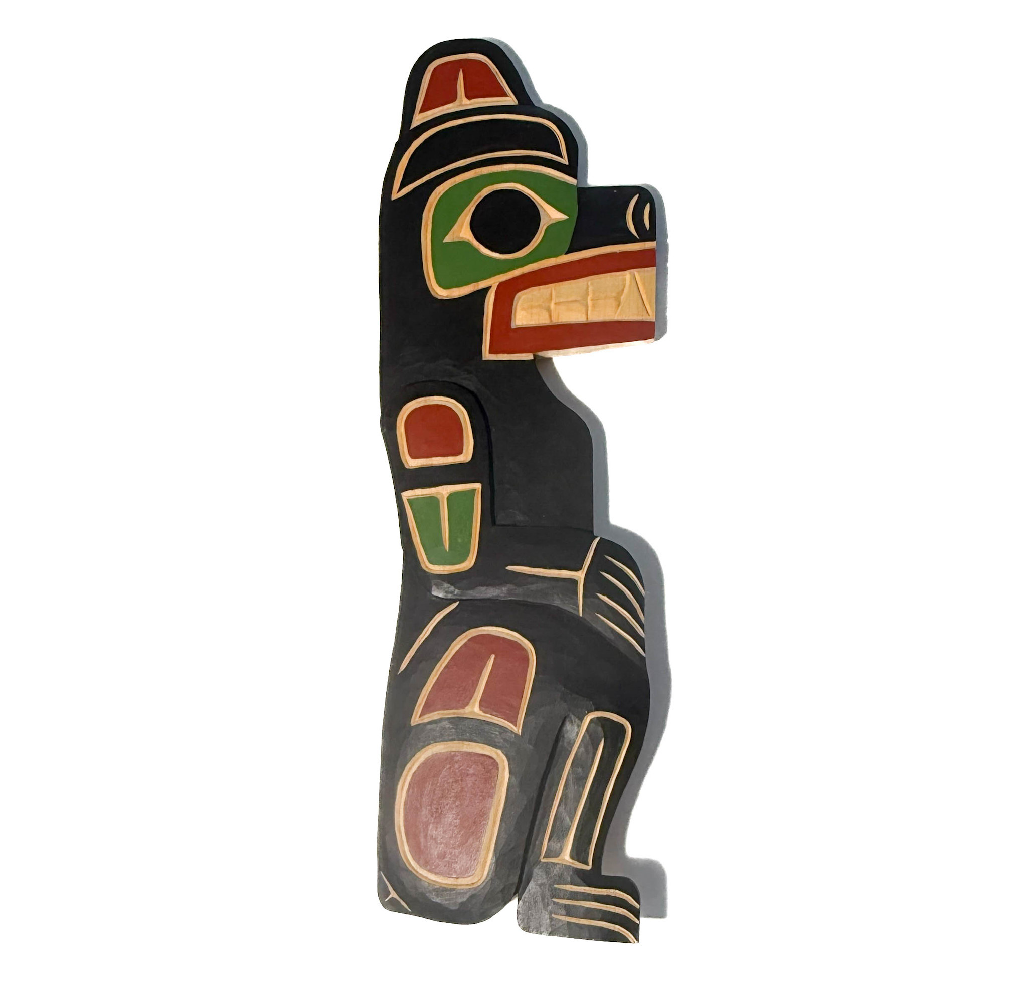 Coast Salish Bear Plaque