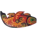 24" Salmon Plaque by George Matilpi