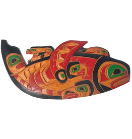 24" Salmon Plaque by George Matilpi