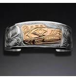Silver and Gold Bear Bracelet