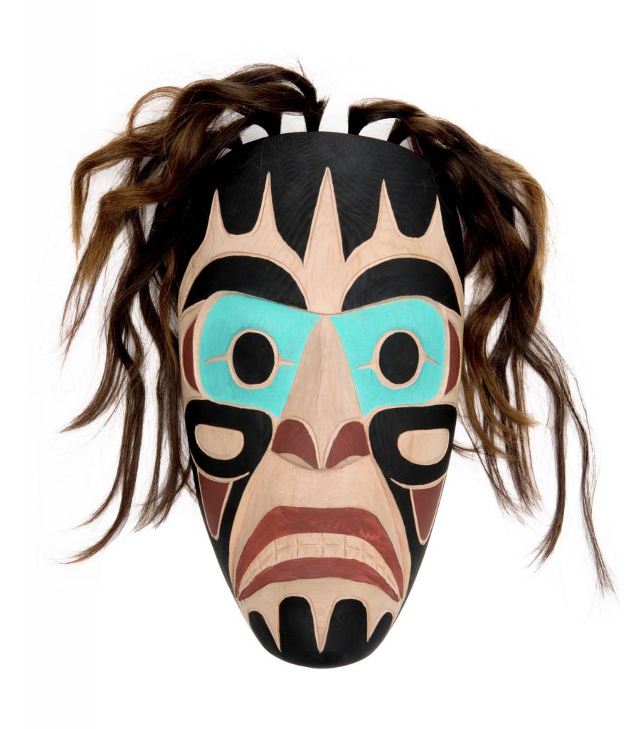 SOLD  Coast Salish Portrait Mask