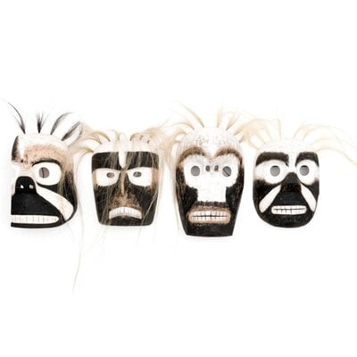 Indigenous Art Ghost Mask Set