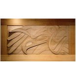 SOLD  Indigenous Cedar Thunderbird Wall Panel