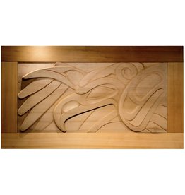 CUSTOM ORDER  Cedar Thunderbird Wall Panel
