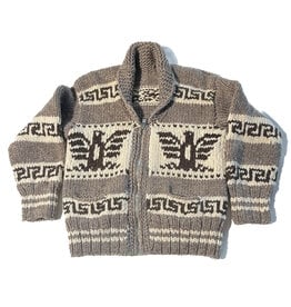 Cowichan Sweater M/ S Thunderbird Design