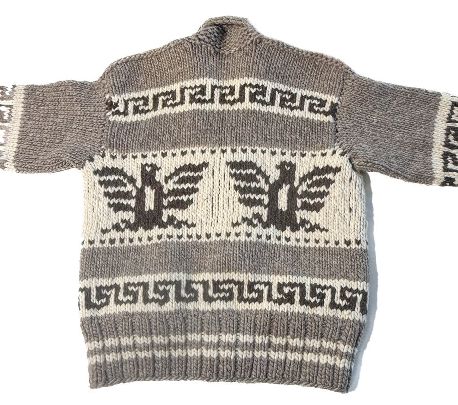 Cowichan Sweater M/ S Thunderbird Design