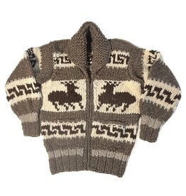 Cowichan Sweater Small Deer Design