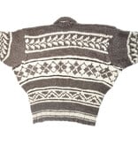 Cowichan Sweater Geometric Design XXL