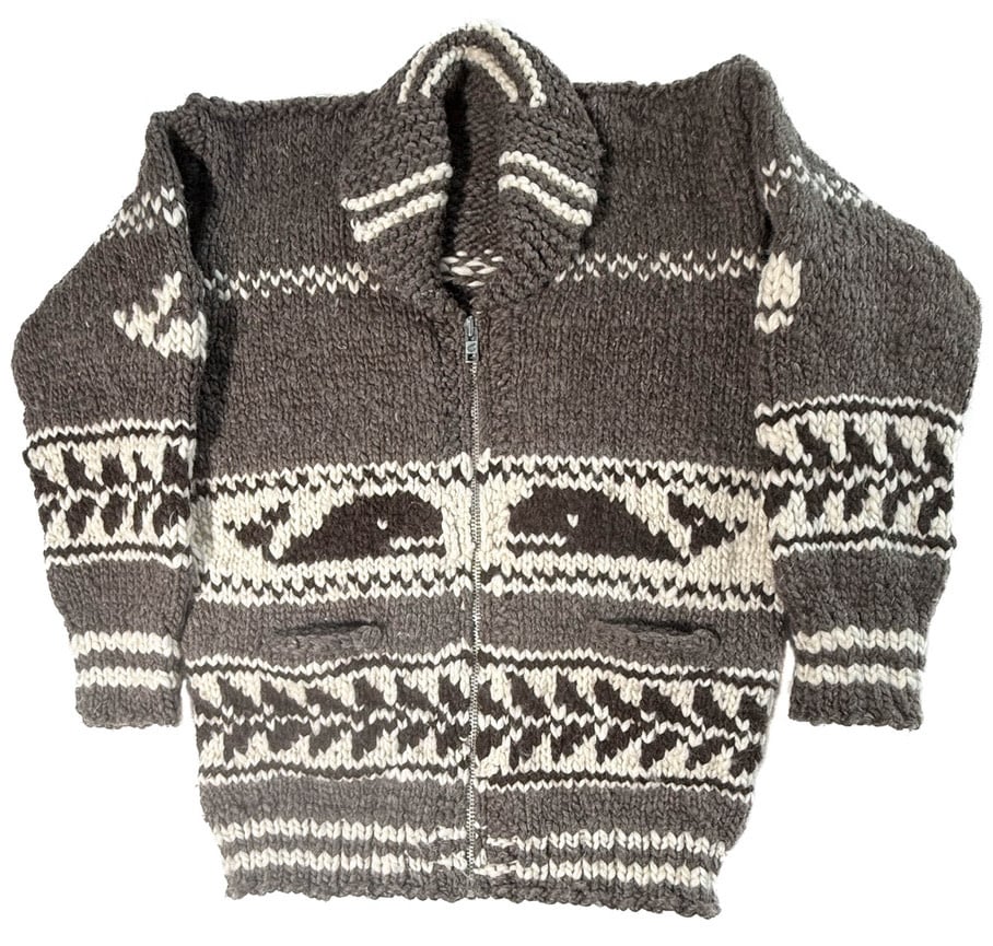 Cowichan Orca Sweater L
