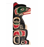 SOLD  Indigenous Carved Bear Plaque