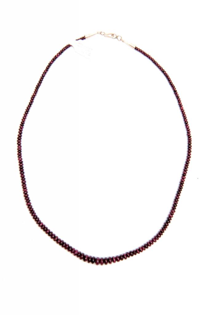 Purple Spiney Oyster Bead Necklace