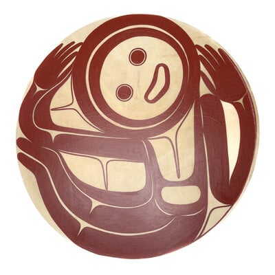 Corey Bulpitt Haida Fungus Man Drum