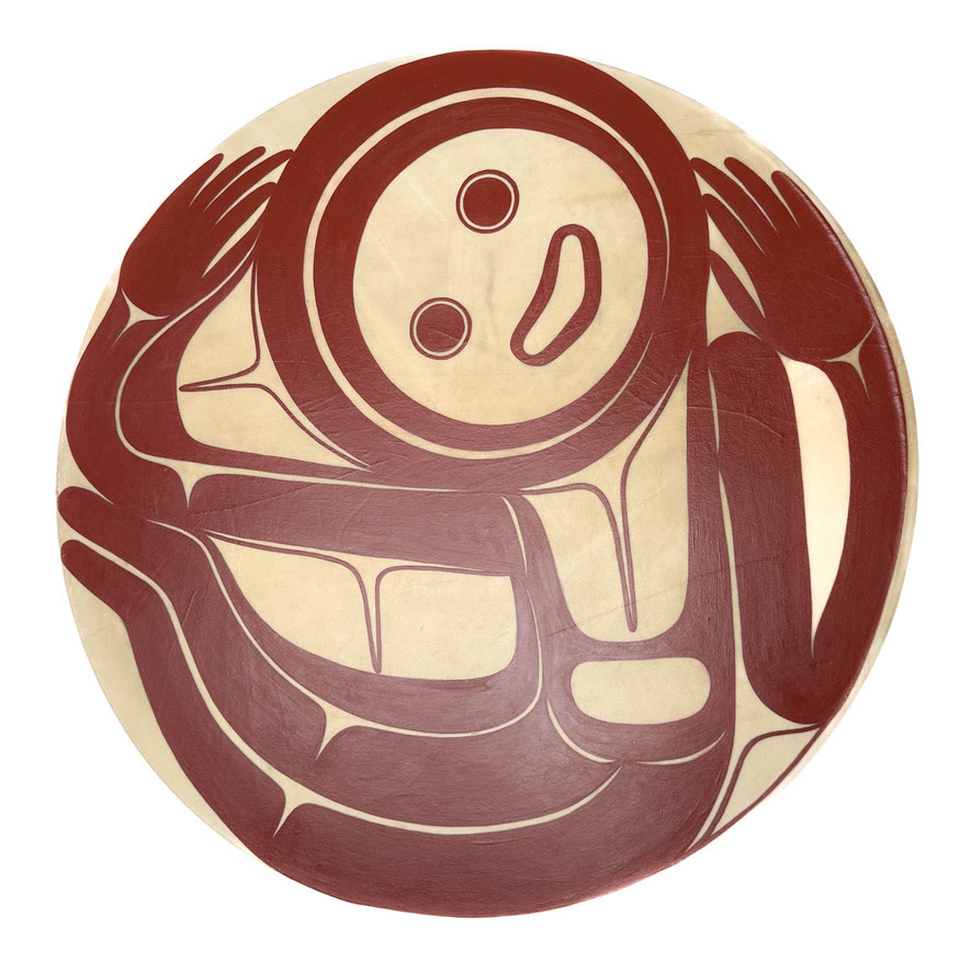 Corey Bulpitt Haida Fungus Man Drum