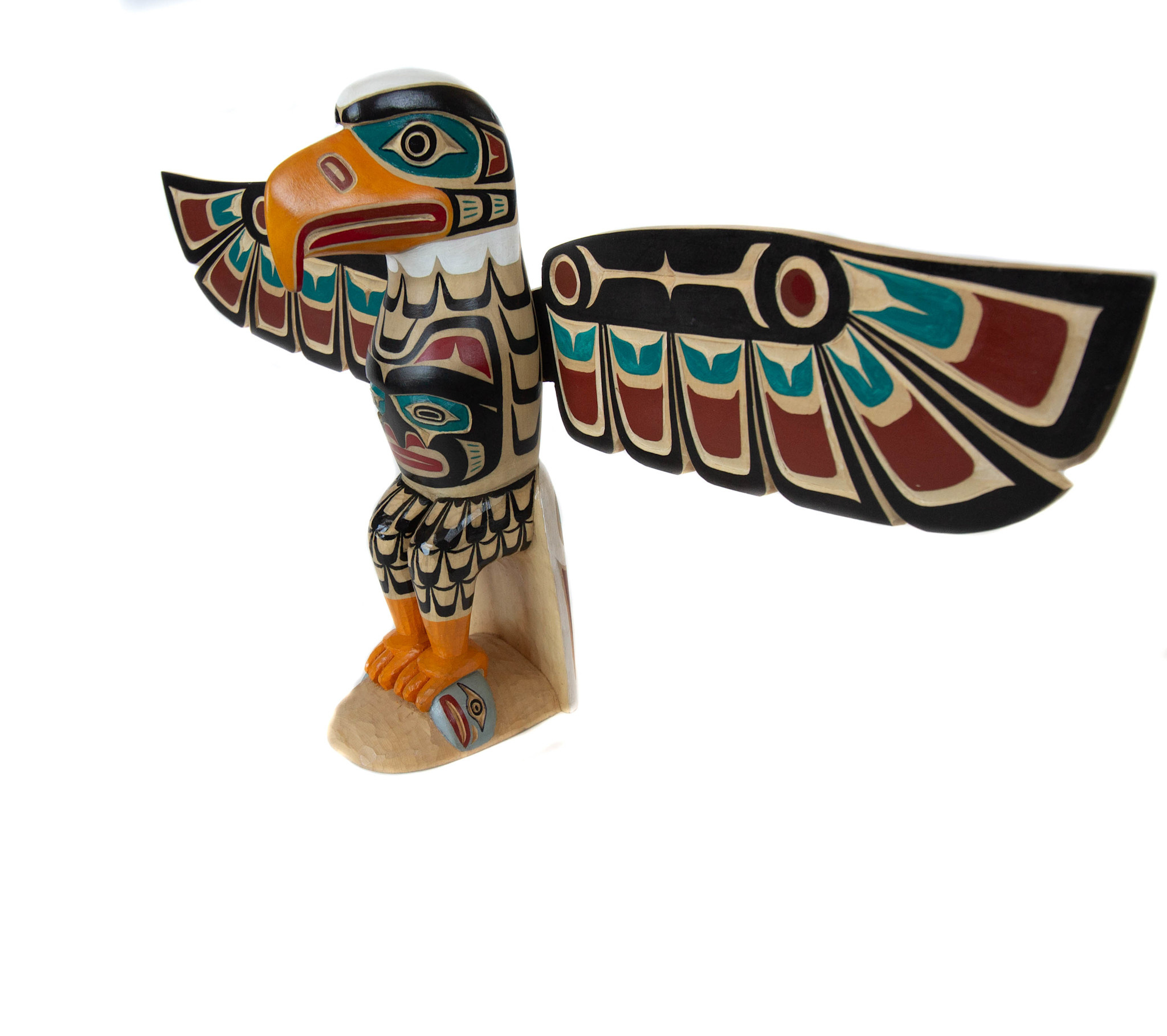 Eagle Model Totem Pole