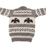 Cowichan Sweater Raven Design  M/L