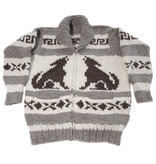Large Cowichan Wolf Sweater